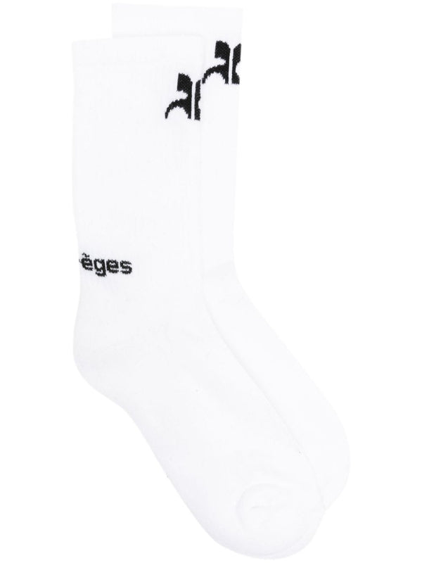 Jacquard Logo Socks