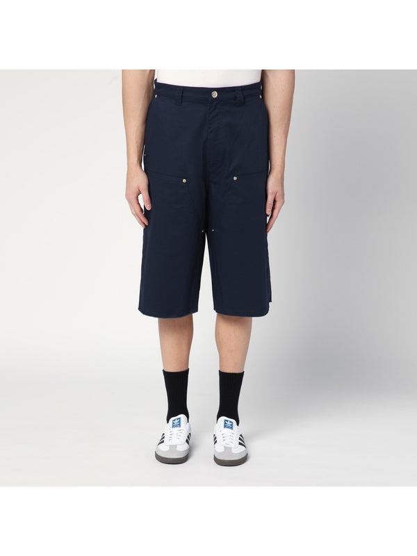 Wide-leg Bermuda Shorts