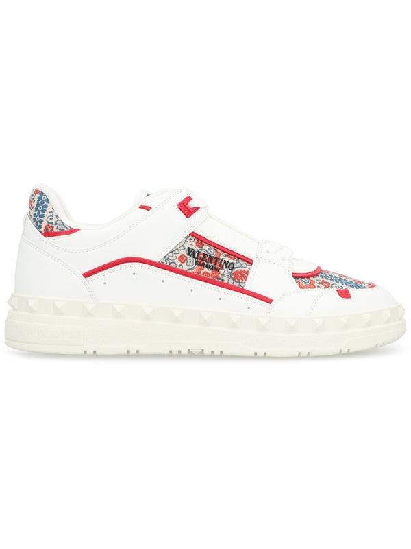 Valentino White Low Top Sneakers