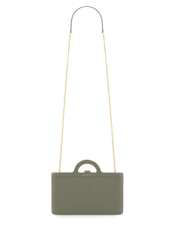 Tropicalia Leather Chain Shoulder Bag