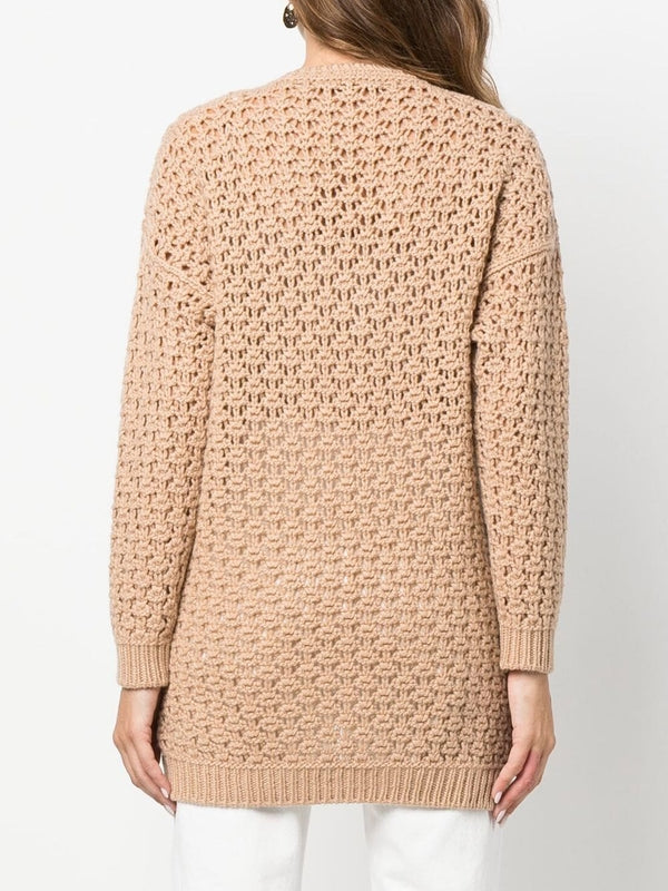 Agnona Beige Knitted