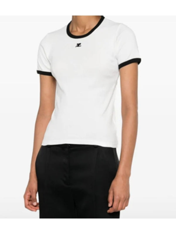 Courrèges White Half Sleeve