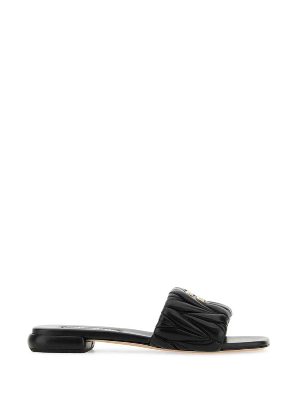 Miu Miu Black Slides