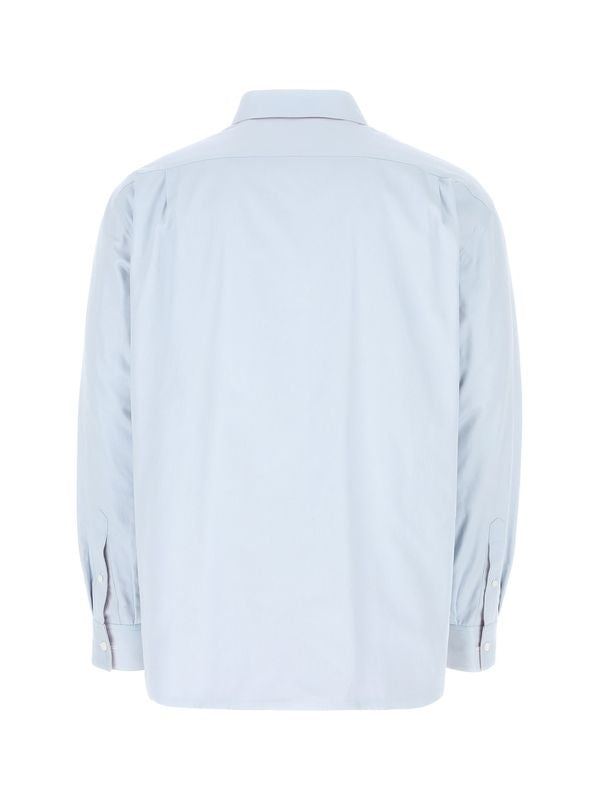 Chest Anagram Reversible Cotton Shirt