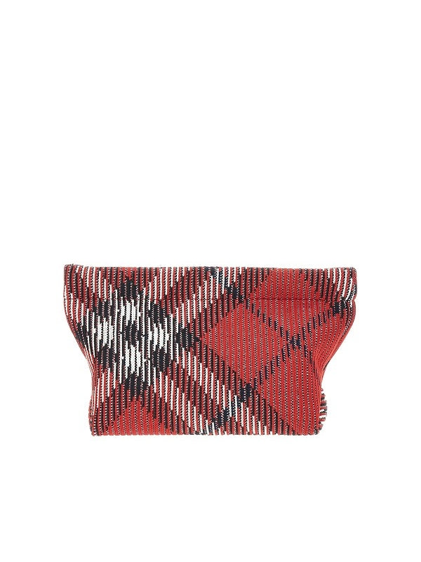 Check Pattern Pouch Bag