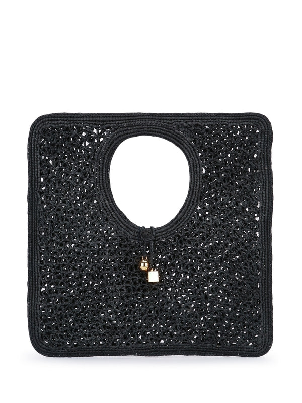 Spiaggia Raffia Tote Bag