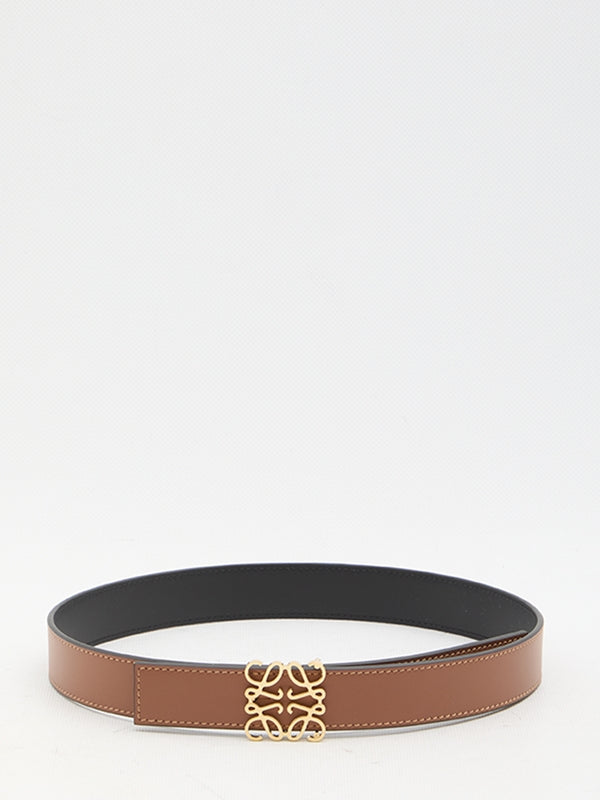 Anagram Reversible Leather Belt