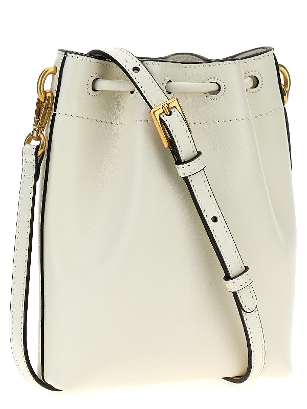 Bon Bon Drawstring Leather
  Bucket Bag