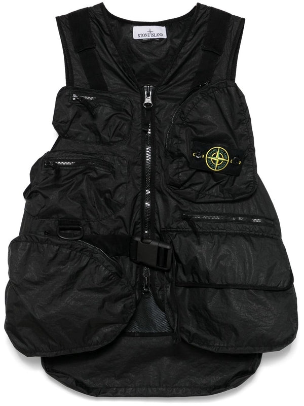 Patch Pocket Detail Nylon Vest