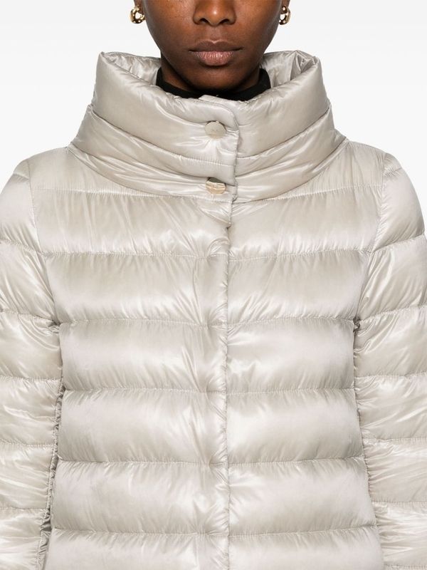 Amelia High-neck Nylon Padded Jacket