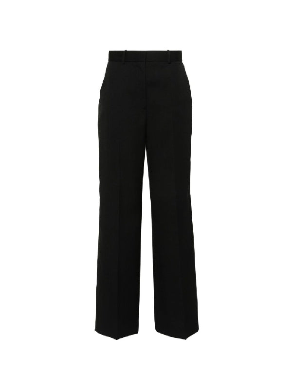 Straight Wool Pants