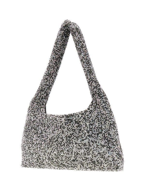 Multicolor Crystal Mesh Tote Bag