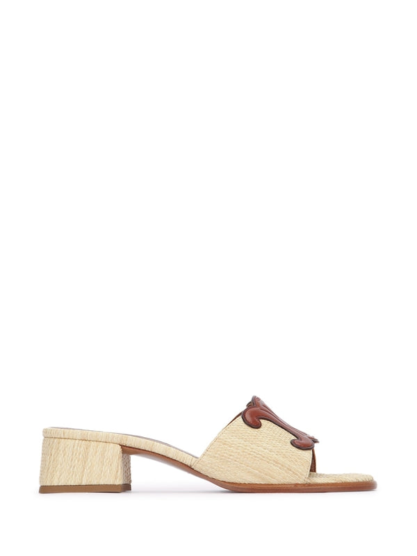 Celine Beige Sandal Heels