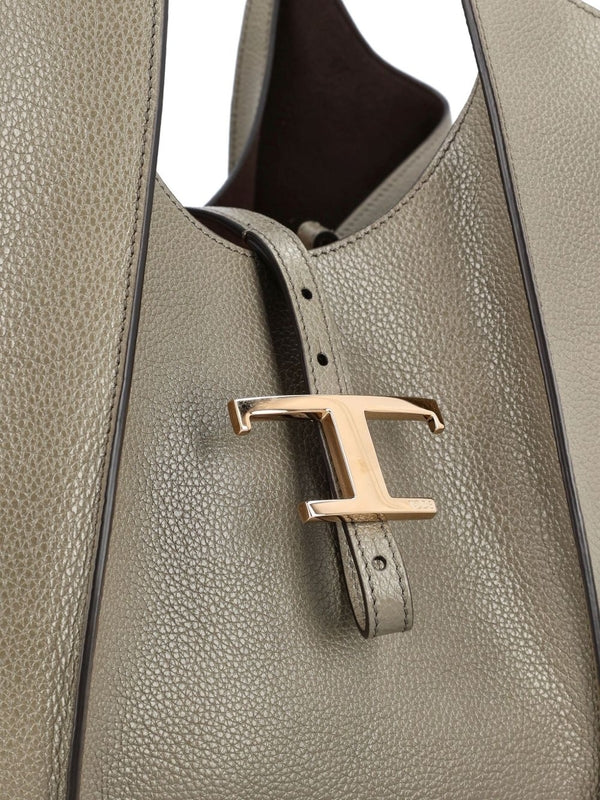 Tod'S Gray Tote Bag