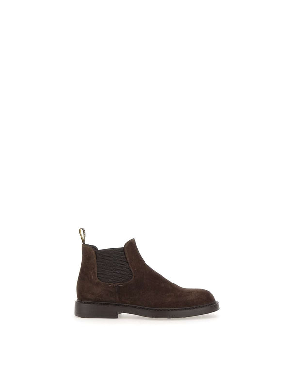 Brown Suede Chelsea Boots