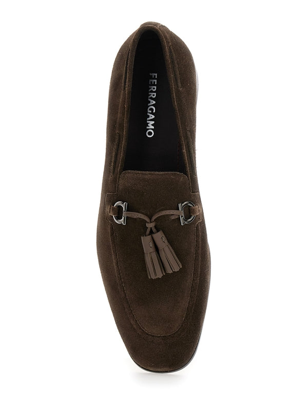 BESILE2 IN CAMOSCIO CON GANCINI Loafers