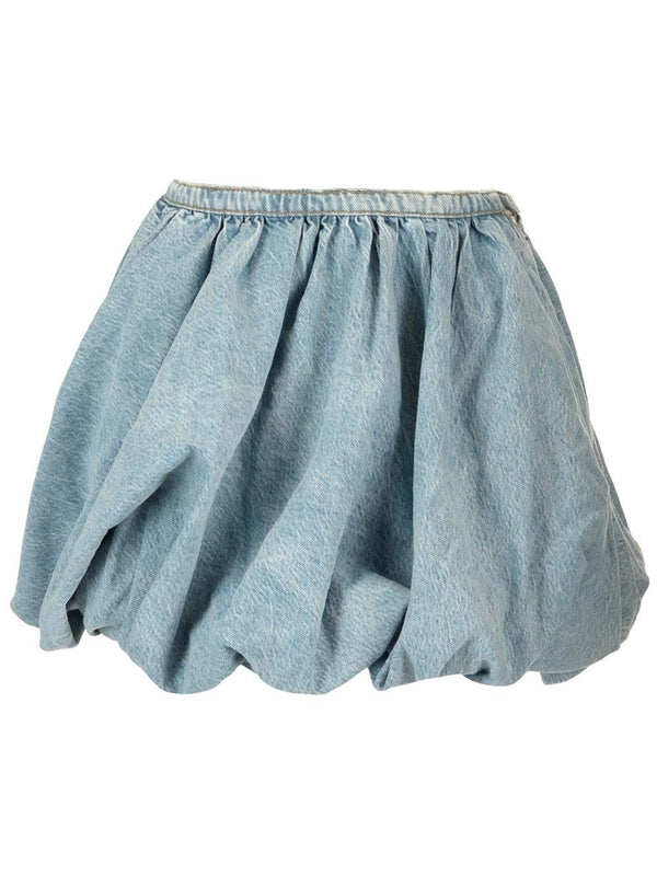 Balloon Denim Skirt