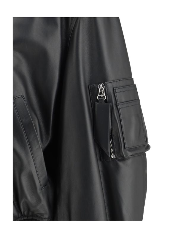 Anja Calfskin Bomber Jacket