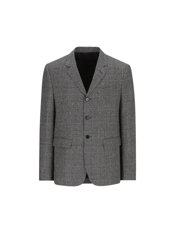 Check Wool Tailored Jacket