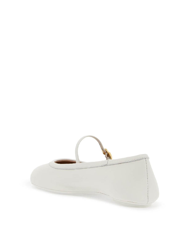 Gianvito Rossi カーラ メリージェーン フラットシューズ | jentestore