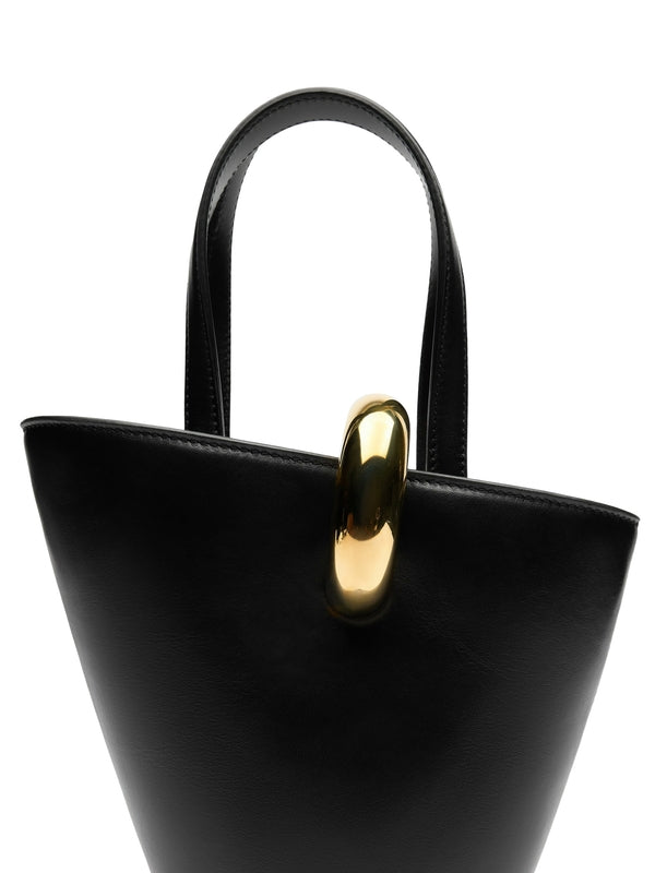 Bambola Asymmetric Leather
  Bucket Bag