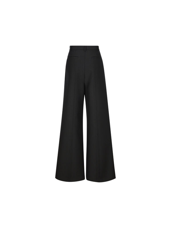 Wide Wool Pants