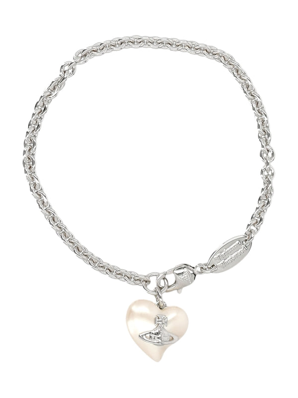 Cheryl Heart Pearl Pendant
  Bracelet