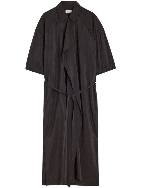 Tie Strap
  Ruffle Midi Dress