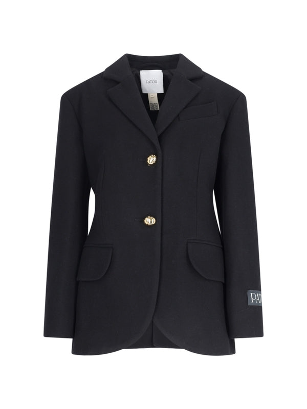 Wool Cashmere Single Blazer - Jente