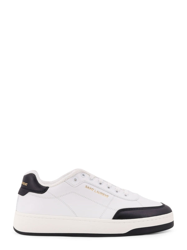 Saint Laurent White Low Top Sneakers