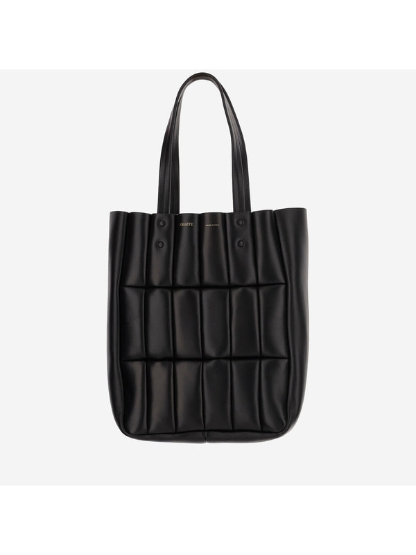 Zoe Puff Leather Tote Bag