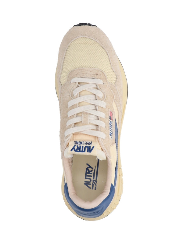 Autry Beige Low Top Sneakers
