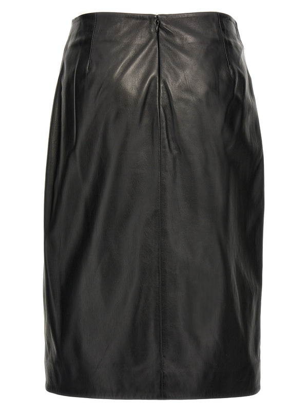 Ekare Leather
  Midi Skirt