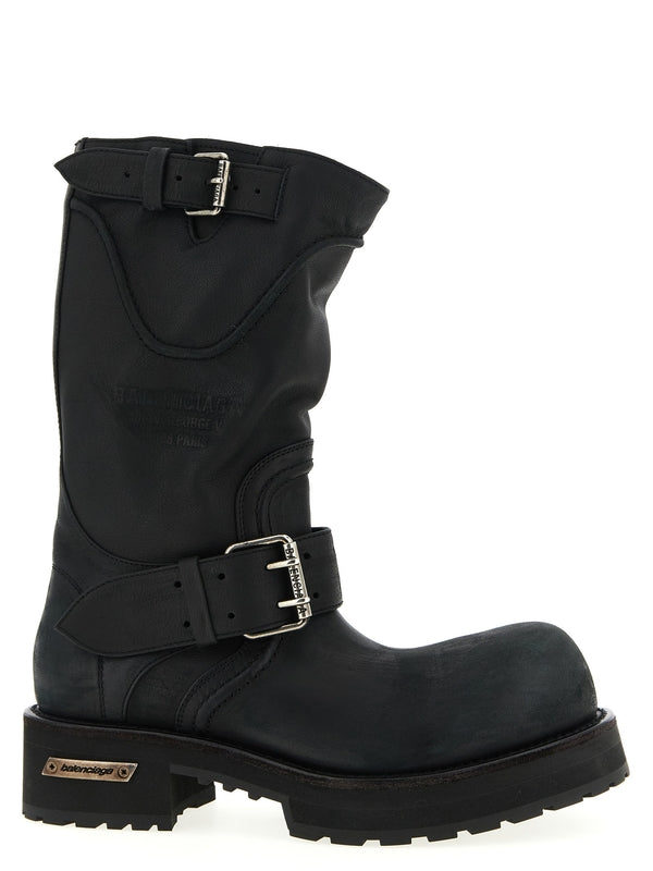 Balenciaga Black Middle Boots
