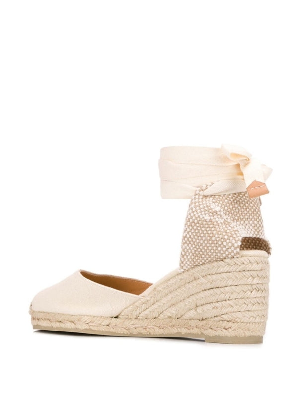 Castaner Beige Wedge Sandals