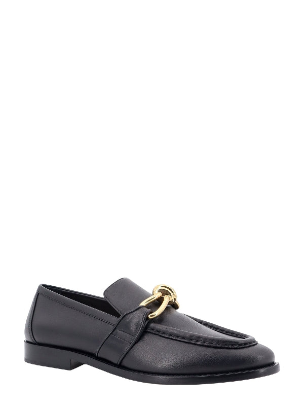 Astaire Knot Detail Leather Loafers