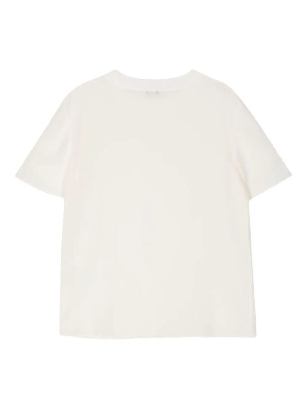 Rubin Crew Neck Silk T-Shirt