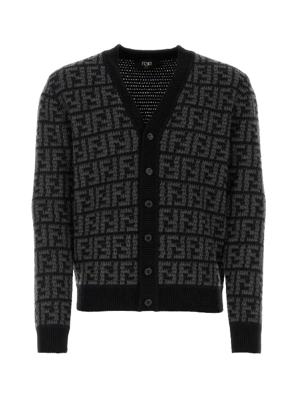 FF 羊绒 V 领开衫