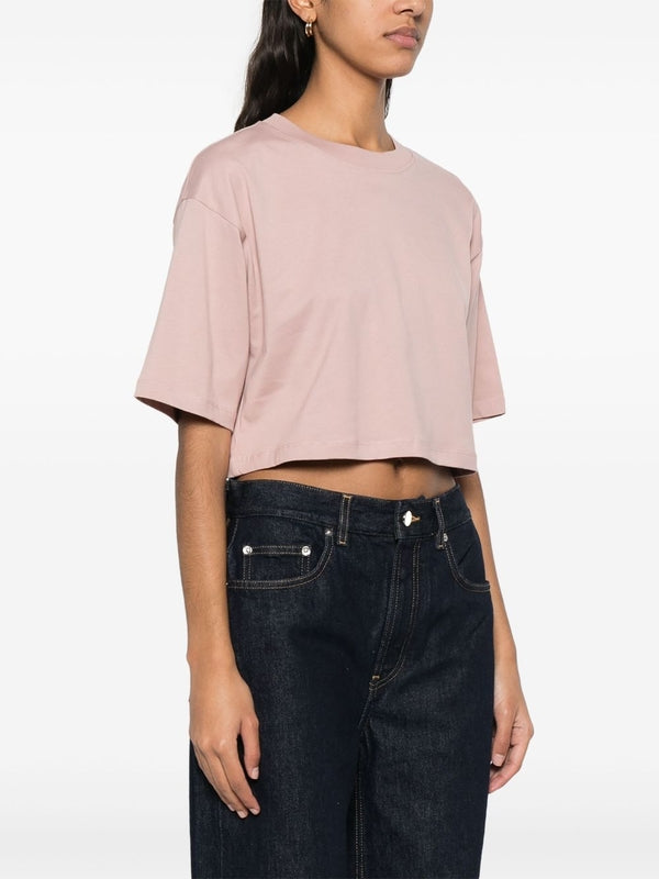 Gupo Cotton Crop Short Sleeve T-Shirt