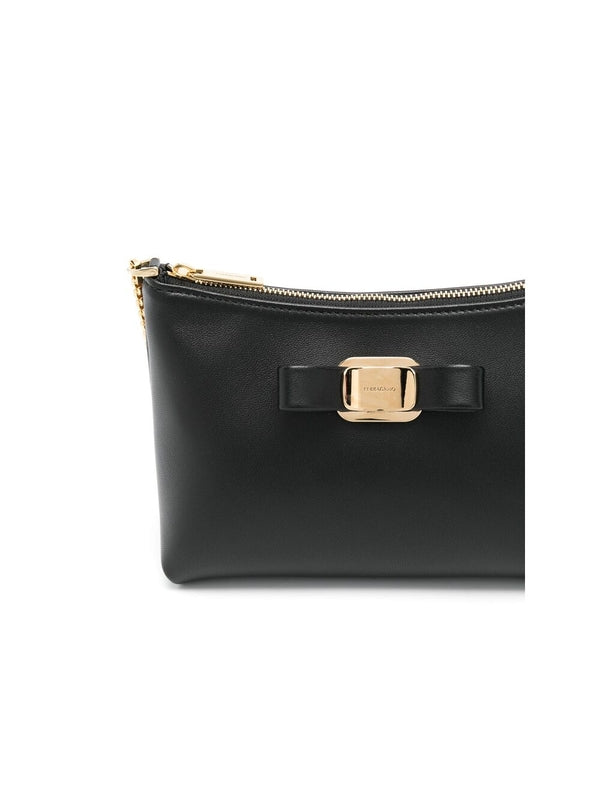 Bara Bow Detail Leather
  Crossbody Bag