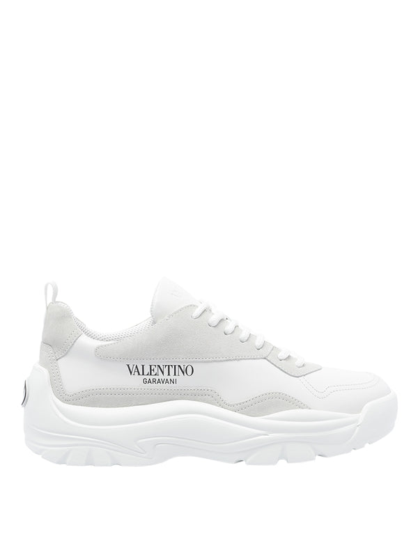 Valentino White Low Top Sneakers