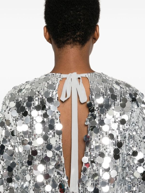 Sequin Embellished Mini Dress