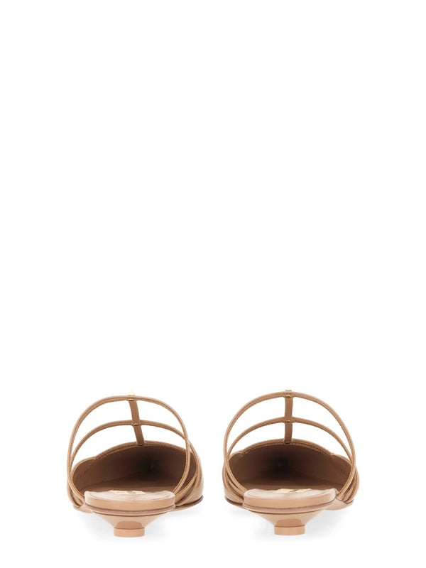 Wispy Rockstud Flat Sandal Heel