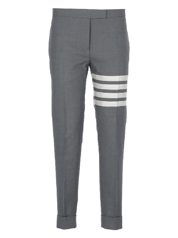 4-Bar Slim Fit Wool Tailored Pants