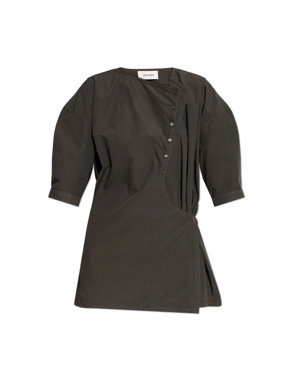 Twist Detail Cotton Shirt