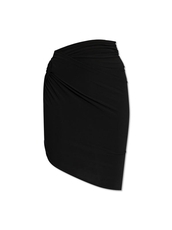 Asymmetric Drape Skirt