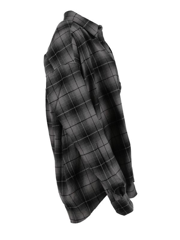 Deconstructed Check Pattern Shirt