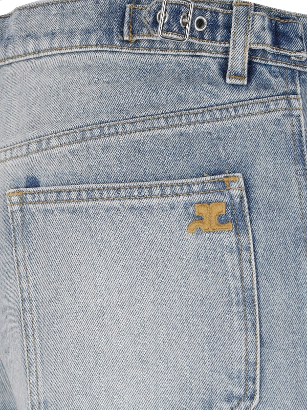 Multiplex Flare Denim Pants