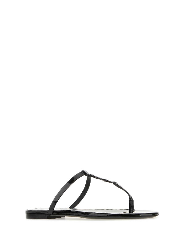 Cassandre Patent Leather Flip-flops