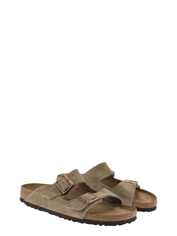 Arizona Strap Suede Sandals